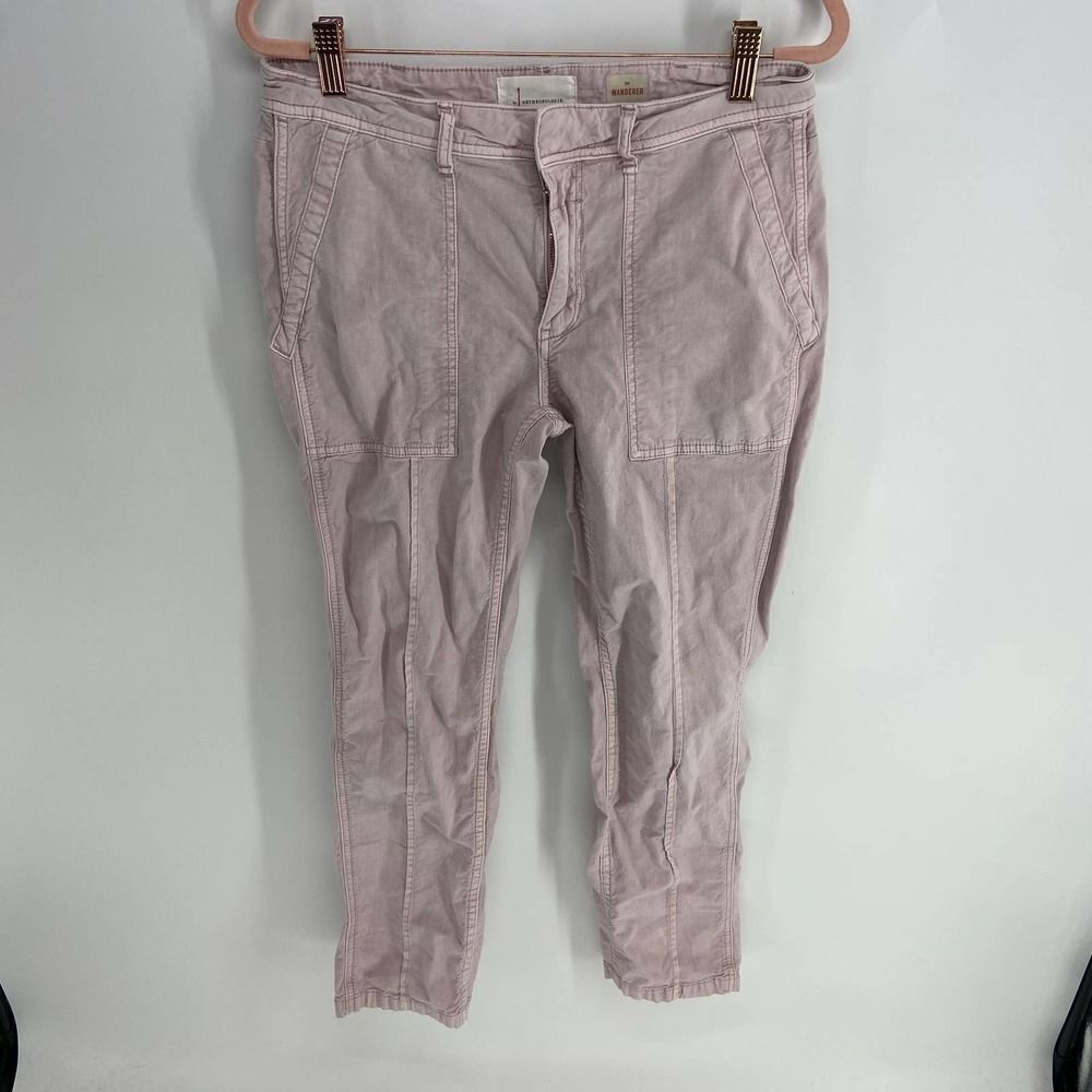 Anthropologie Dusty Pink The Wanderer Khaki Skinny Utility Pant Women 27